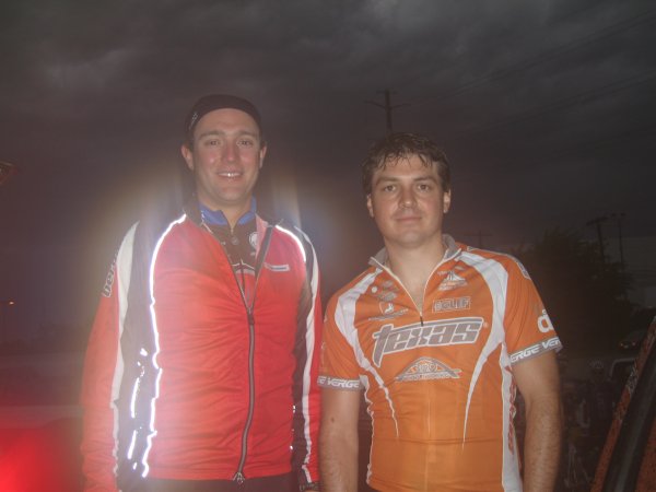 Paul and Travis at the ride start